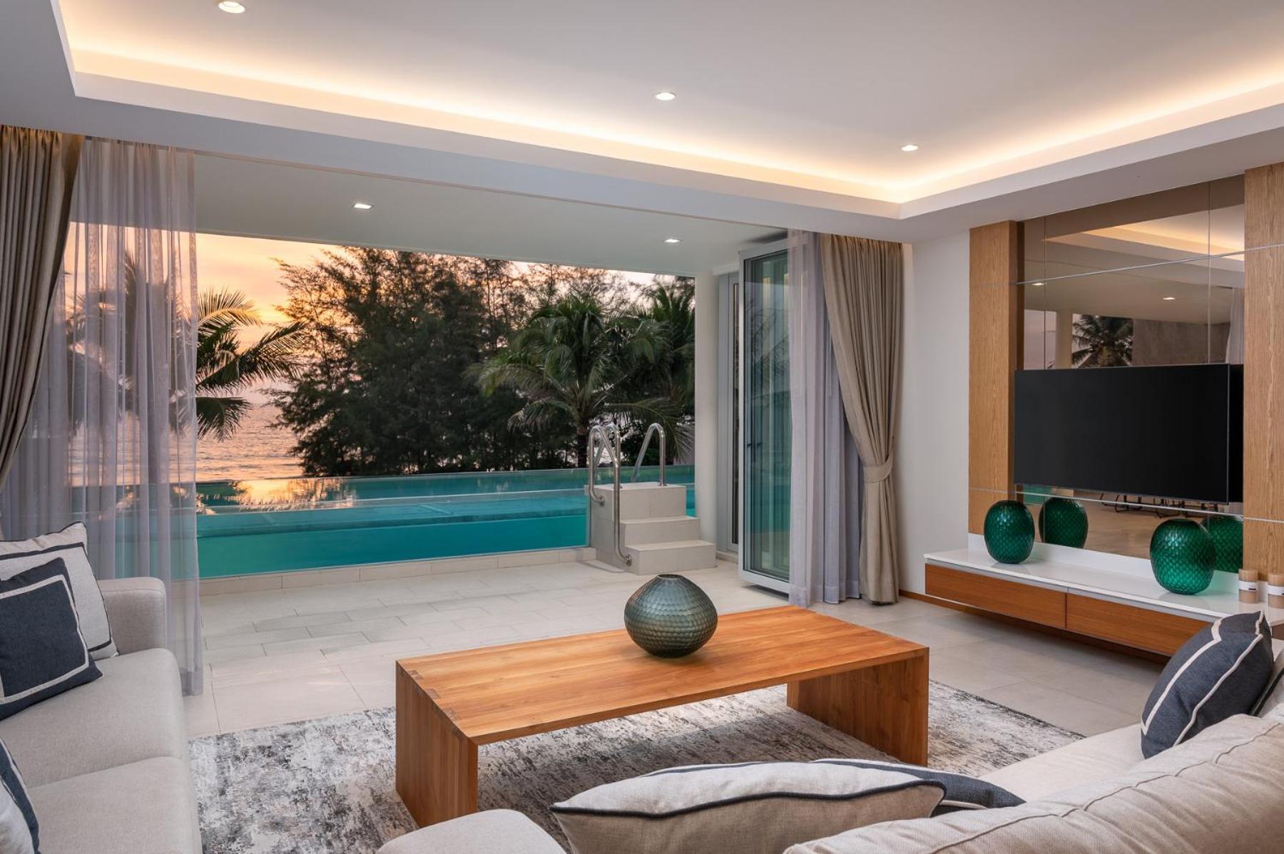 Beachfront Residences - Stunning Sea And Lake View バンタオビーチ エクステリア 写真