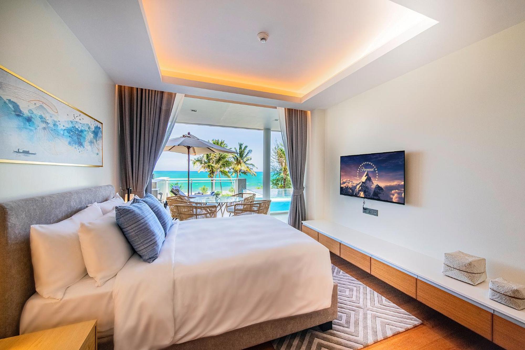 Beachfront Residences - Stunning Sea And Lake View バンタオビーチ エクステリア 写真